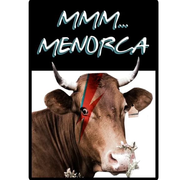 parche para camiseta con vaca menorca