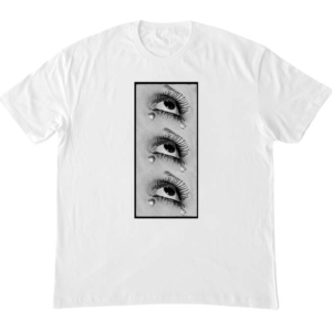Camiseta Ojos Man Ray blanca