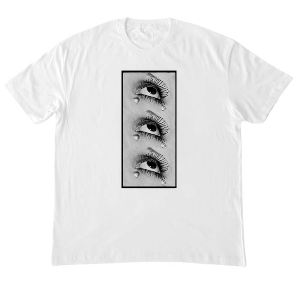 Camiseta Ojos Man Ray blanca