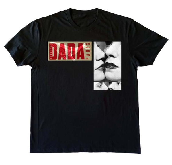 Camiseta Festival Dadá  El Beso negra