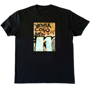 Camiseta Venga Coño Graffiti negra