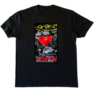 Camiseta Respeto Arte Urbano negra